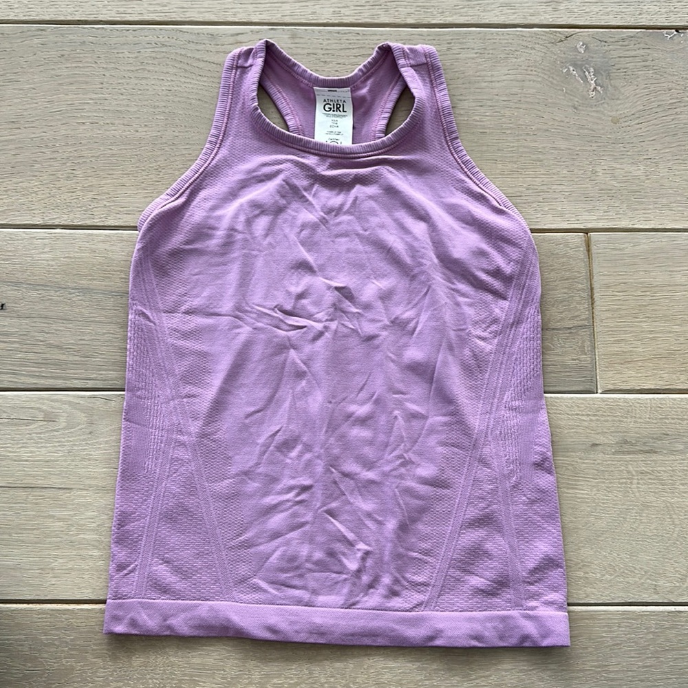 Purple Athleta Girl XS/6 Tank Top